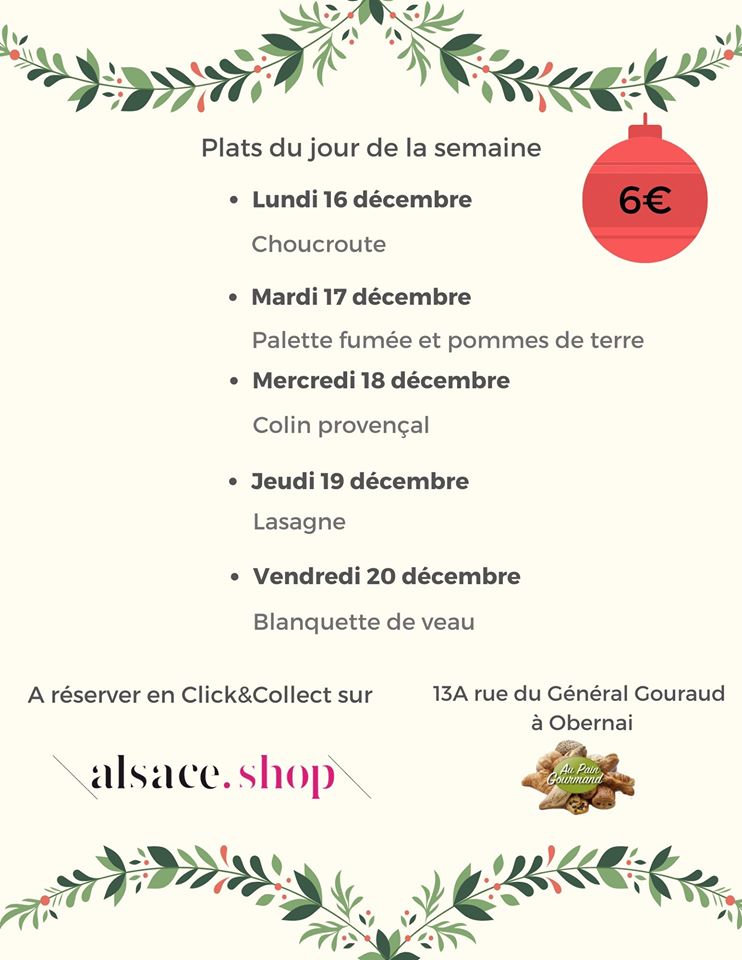 plat du jour S&eacute;lestat