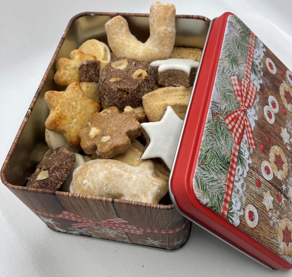 Boite de bredele m&eacute;lange disponible en exp&eacute;dition ! Bischheim