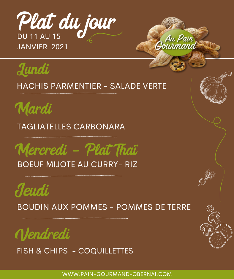 Plat du jour a emporter Obernai Obernai