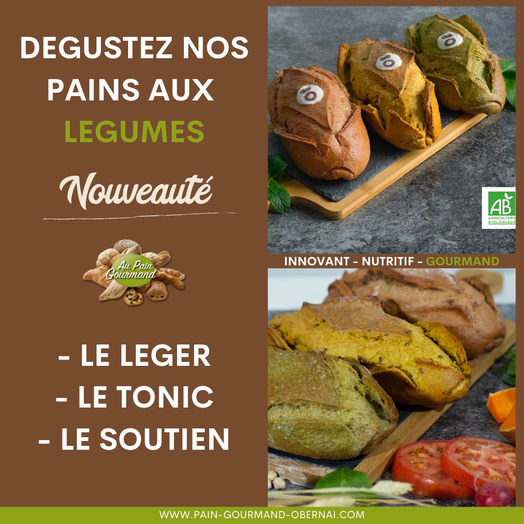 Pains a la farine de l&eacute;gume Strasbourg