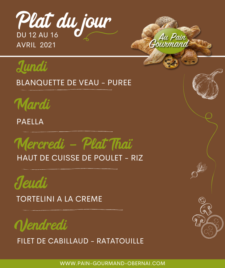 PLAT DU JOUR OBERNAI Brumath