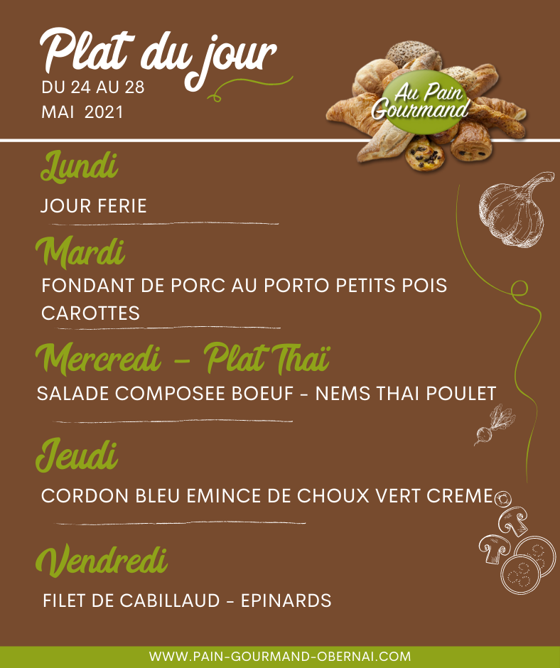 plat du jour obernai Obernai