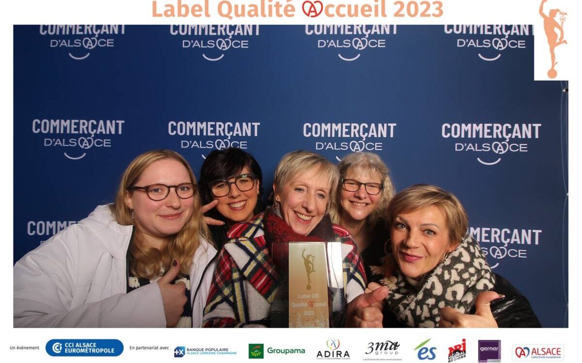 TROPHEE OR QUALITE ACCUEIL 2023 pour le magasin du fournil et du secteur gare Strasbourg