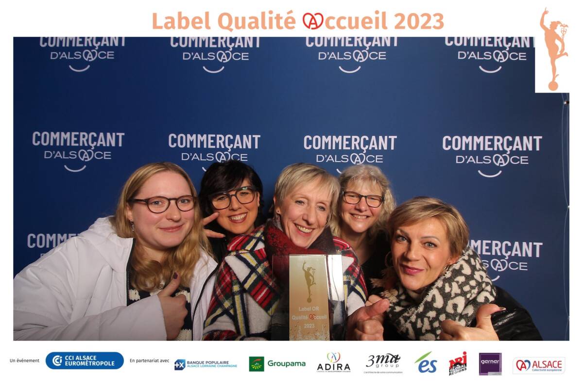 TROPHEE OR QUALITE ACCUEIL 2023 pour le magasin du fournil et du secteur gare Strasbourg